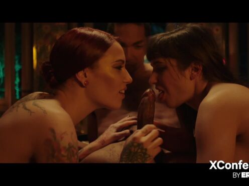 Lesbian couple tastes shaft for the first time - The Ultimate Kink on XConfessions by Erika Lust