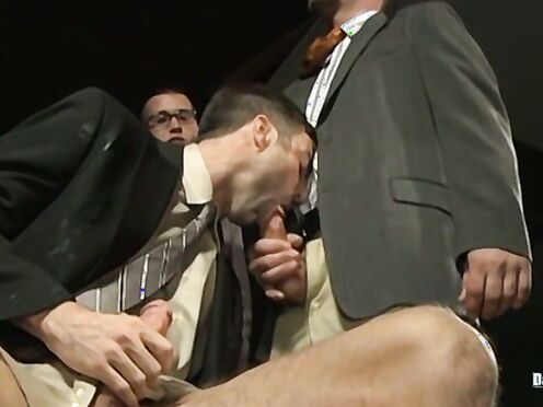 DaddySexFiles: Brock Rustin & Their Colleagues Join JD Ryder For An After Work Group Sex