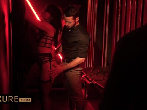 The fantasy of a couple in a swinger club