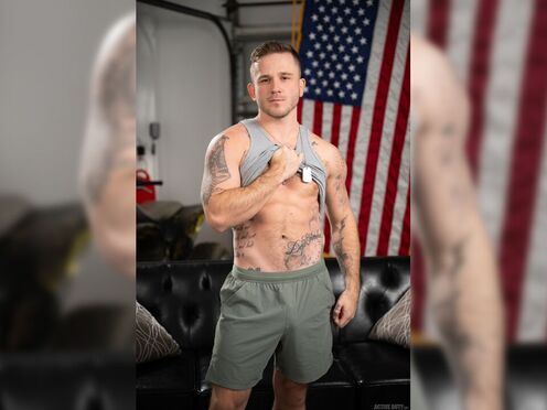 Andrew Delta & Jax Thirio enjoy a sweaty flip-fuck on Active Duty!