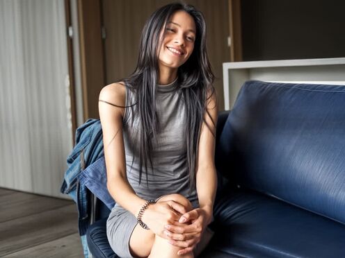 Skinny Brunette Latin Ravaged Raw