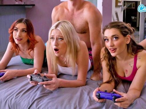 Stepsister Pays for PS5 Theft with Groupsex