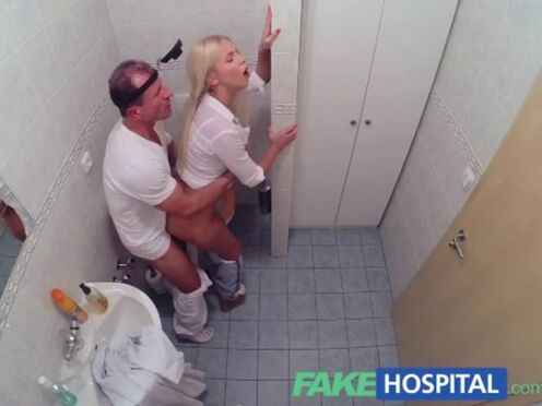 Big Boobed Blonde Creamed by Doc