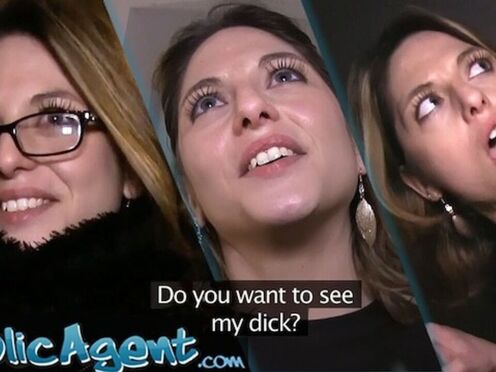 French Tourist Cheats on BF in Public Agent Scene