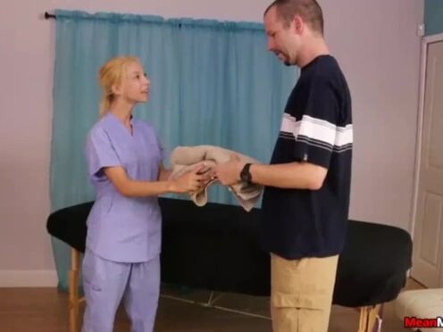Blonde Teen Delivers Erotic Rough Finish