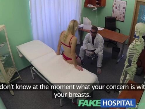 Moaning Blonde's Consultation Climax