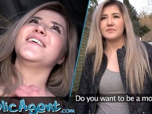 Creamy Blonde Teen's Outdoor Ecstasy