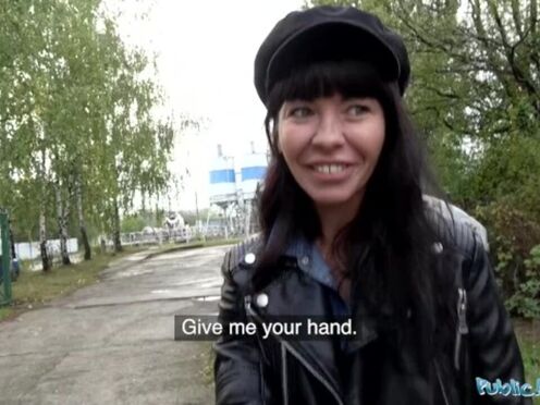 Sasha Colibri: Cum-filled Public Agent Fuck