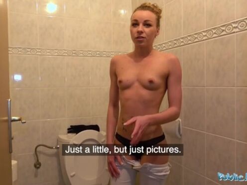 Public Toilet Stretching: Multiple Orgasms