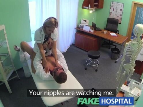 Blonde Nurse Receives Doc's Full Attention