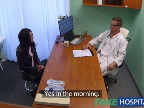 Russian Babe Fucks Doc in Fake Hospital