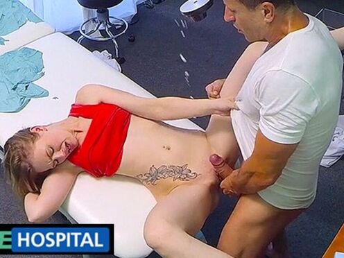 Naughty Office Encounter with a Blonde Doc