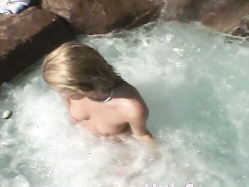 Little Summer Outdoor Jacuzzi