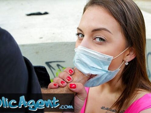 Teen with Big Boobs Masked Fuck