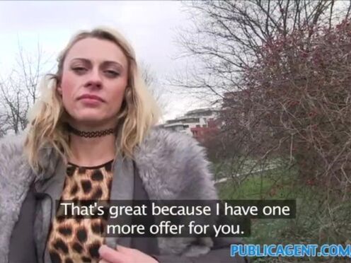 Big Dick Warms Wet Muff in Public