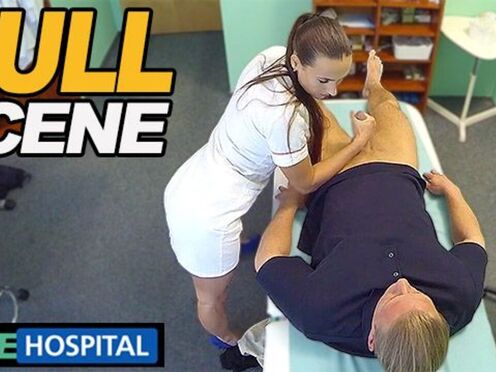 Naughty Nurse Rides Huge Cock