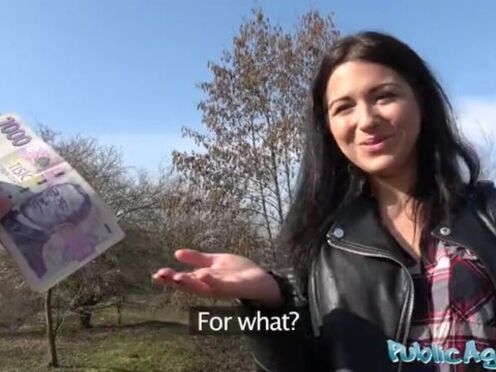 Russian Waitress' Public Outdoor Fuck