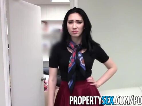 Satisfying Real Estate Agent Seduced into Office Sex