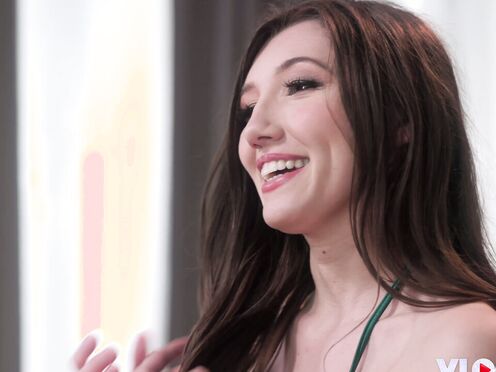 Petite Girl Maya Woulfe Takes BBC Deep Inside Her Tight Muff