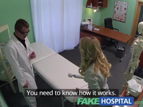 Sales Rep Seduces Doc with Cunt Play