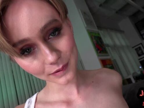 Assfucking dirty talker babe with medium tits POV assdrilled