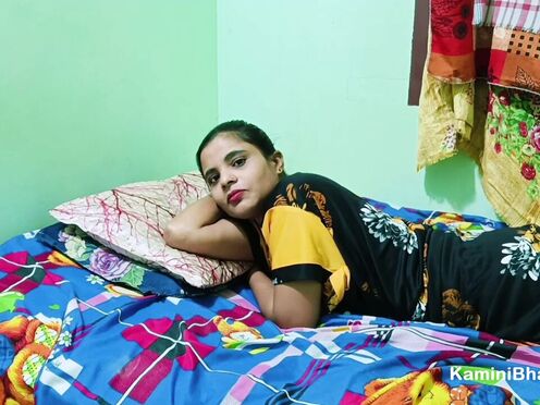 Slutty Desi Kamini Bhabhi Swallows Cumshot Inside