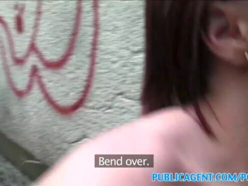 Park Pounding for Big-Titted Schoolgirl