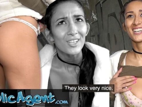 Euro Brunette Outdoor Fuck