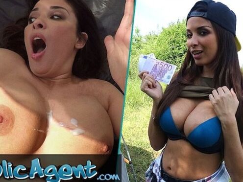 Big Boobed Wifey Cheating in Tent
