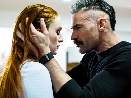 Guy seduces his stepsons redhead teen Girlfriend