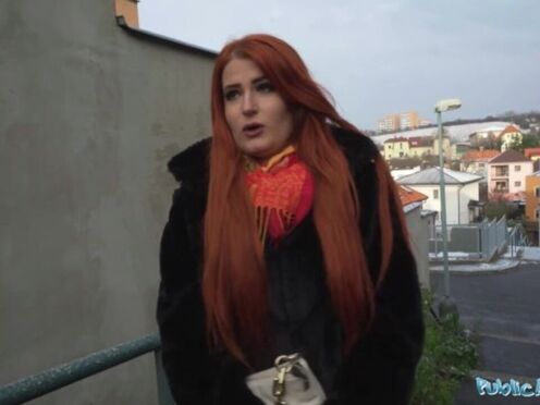 Sexy Redhead with Curvy Booty
