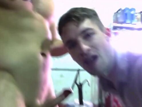 Garage Sucking & Fucking with Thyle Knoxx & Alex Fortin