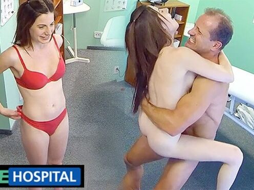 Teen Begs for Bareback Doc's Lesson