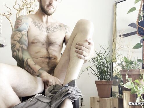 ChristianWilde: Christian Wilde Flaunts His Hole Feet & Meat In JOI Encounter