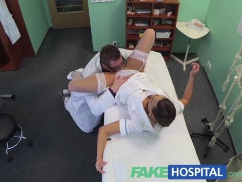 Seductive Nurse Submits to Boss's Desires