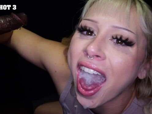 Damn! 13 cumshots swallowed between you two!