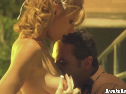 Step Daddy's Creamy Surprise on 19-Year-Old Brooke Banner