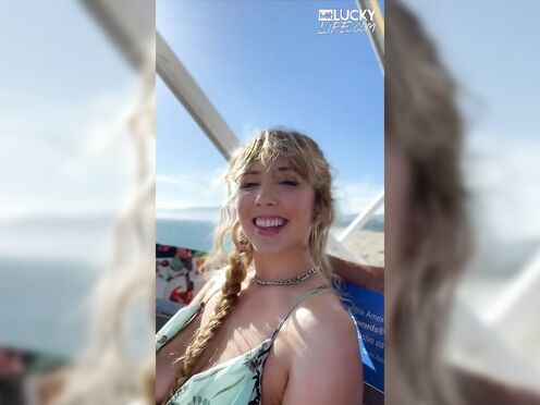 Titty Lena Paul's Beachside Seduction