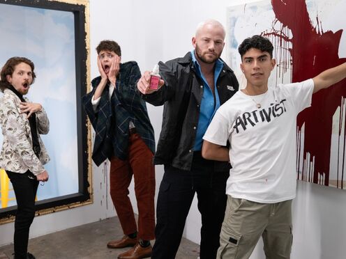 Artistic Disruption Leads to Sexy Encounter