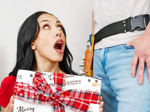 Petite Latin teen stepdaughter gets ravaged by big hard prick handy step daddy