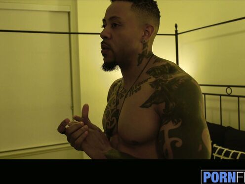 Eddie's GF's best friend gets a taste of his big black cock.