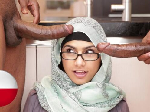 MIA KHALIFA - BF Blocks Threesome, So I Enjoyed Ebony Duo
