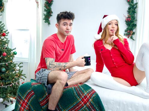 Christmas spirit for spoiled teen stepsister was hard to get in to