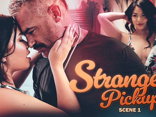 Innocent Scarlett Stuffs Butt Plug & Seduces Park Silver Fox