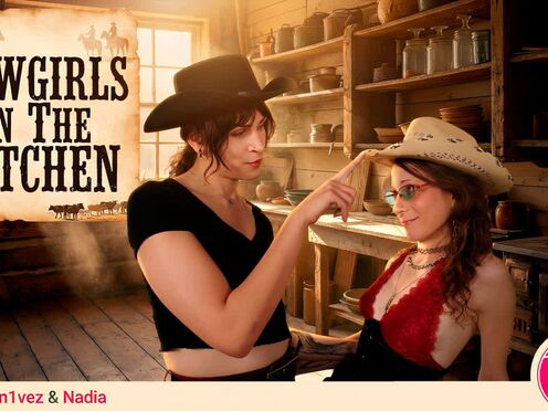 TGIRLS PORN - Cowgirls In The Kitchen