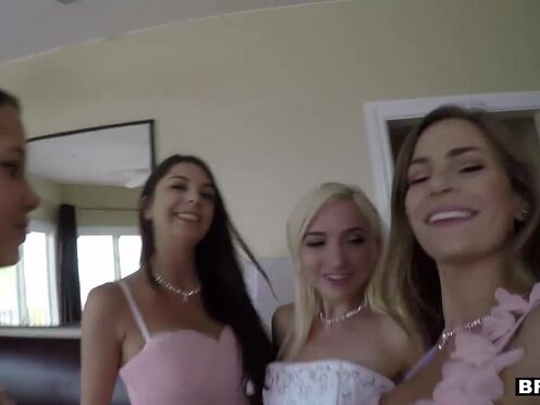 Slutty bridesmaids go kinky before the wedding