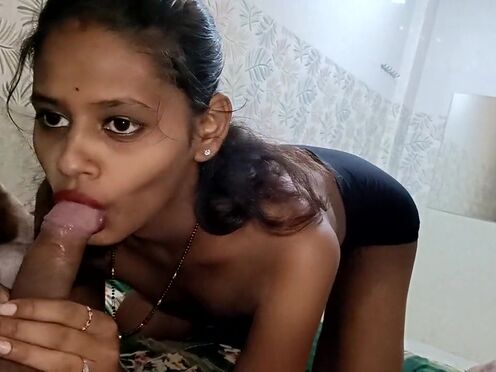 Real Indian Blowjob By  Desi Wifey Newly Married Sex