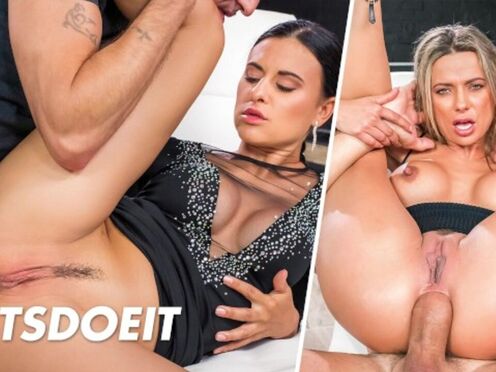 Shalina Devine & Billie Star's Ass Pumping Hunger