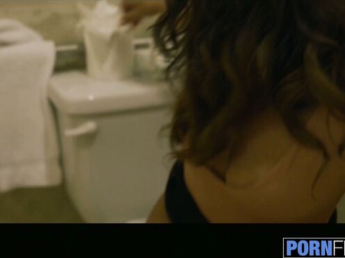 Christiana gets her twat pounded raw & filled with jizz by James!