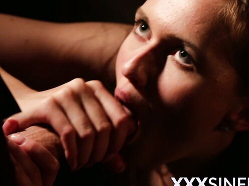 Passionate woman enjoys erotic sex with sexy lover